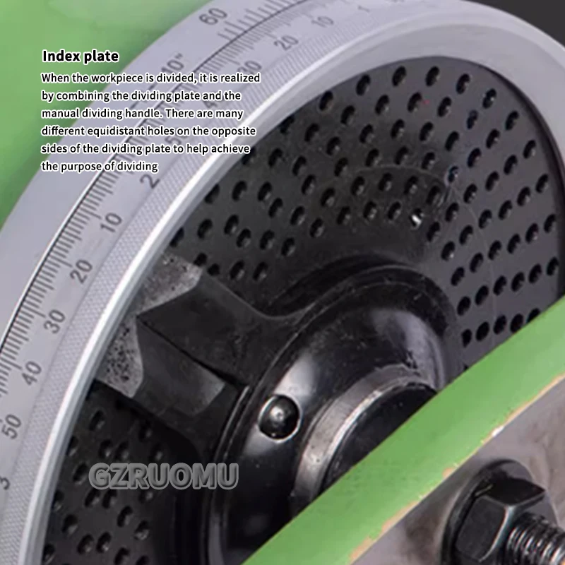 Universal Dividing Head F11-160A With Gear K11200A 3-jaw Chuck for Cnc Drilling Milling Lathe Machine Indexing Work