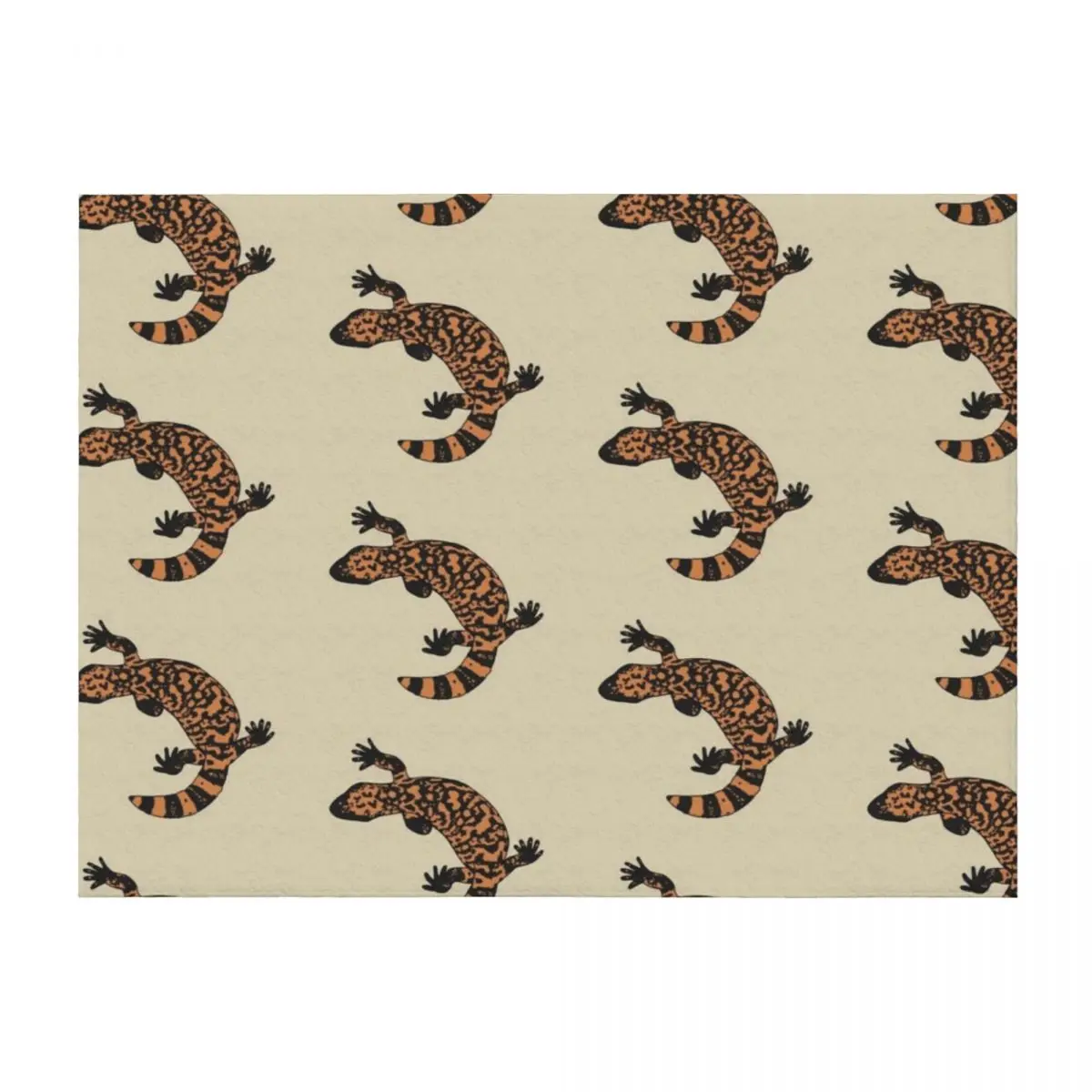

Gila monster Throw Blanket Polar Soft Big Softest Travel Blankets