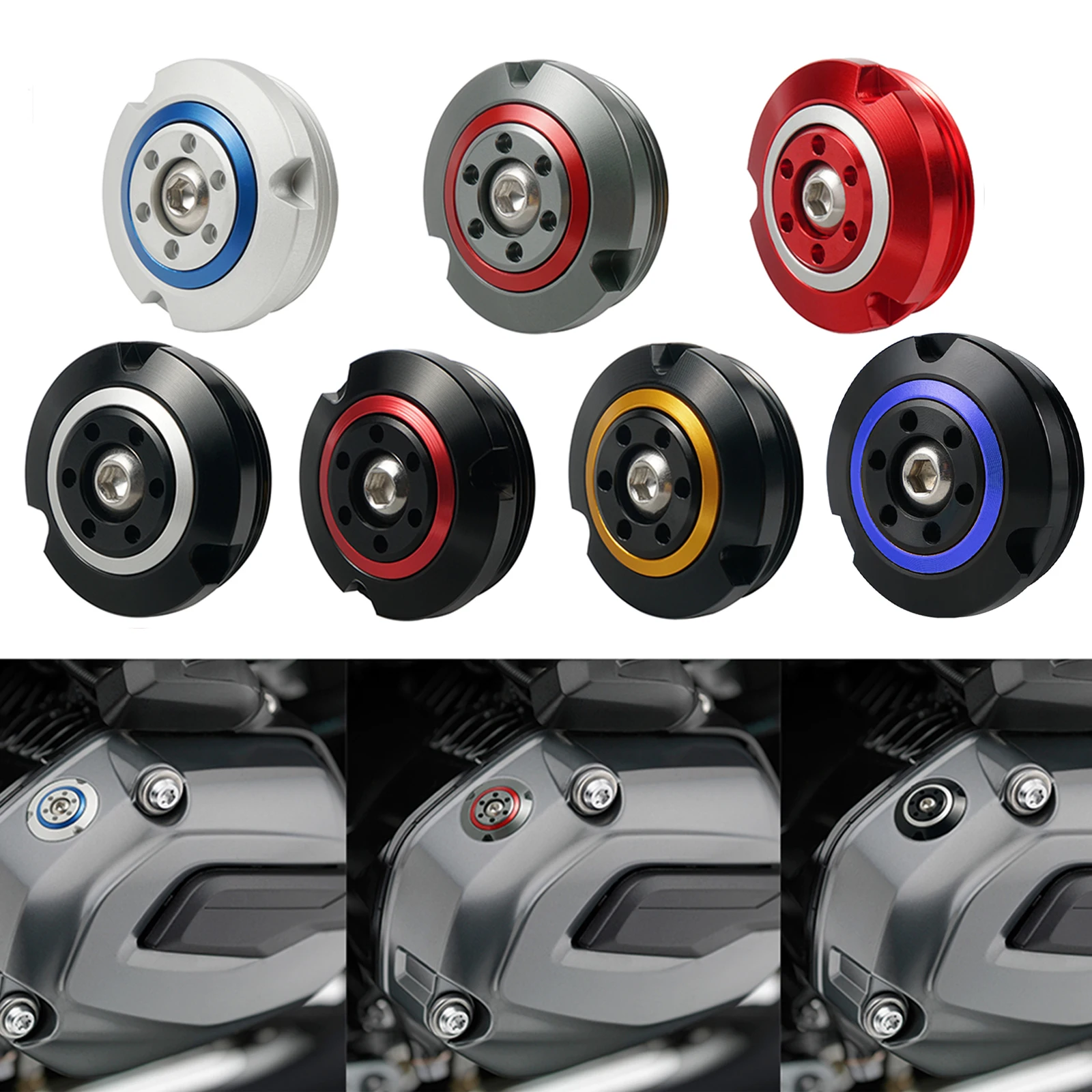 Motorcycle Engine Oil Filler Cap For BMW R1250GS R1200GS Adventure R1250RT R1250R R1250RS R NineT Scrambler Urban G/S HP2 Enduro