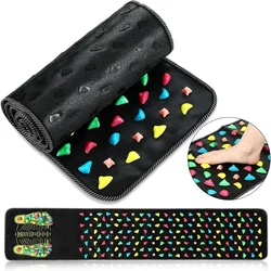 Premium Foot Massage Mat with Finger Pressure Plate and Simulated Cobblestone Path To Soothe Tired Feet and Relieve Pain