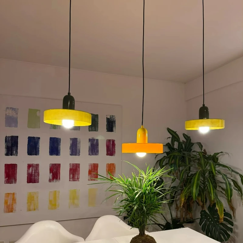 

Nordic Modern Glass Bedroom Bedside Long Line Small Chandelier Restaurant Bar Chandelier Simple Lighting Atmosphere Lamp E27