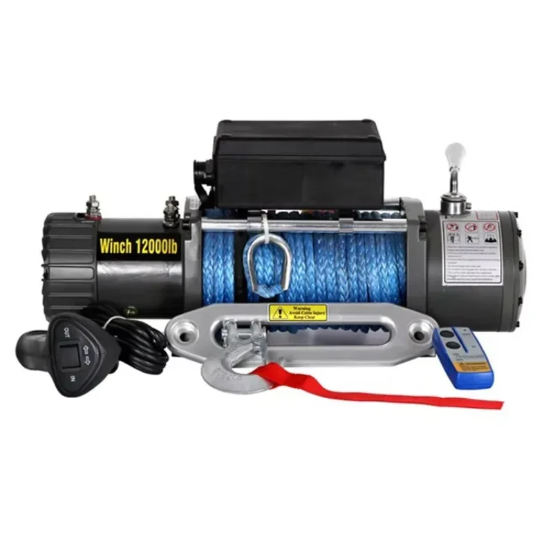 Portable 3000 lbs 12000 lbs Mini 12v /24v Car Anchor Motor Electric Winch