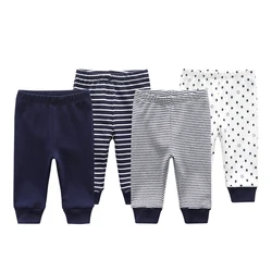 3/4Pcs/lot Baby Long Pants 2023 Newborn Boy Girl Toddler Clothing 3M 6M 9M 12M Baby Clothes roupas de bebe Trousers Accessories