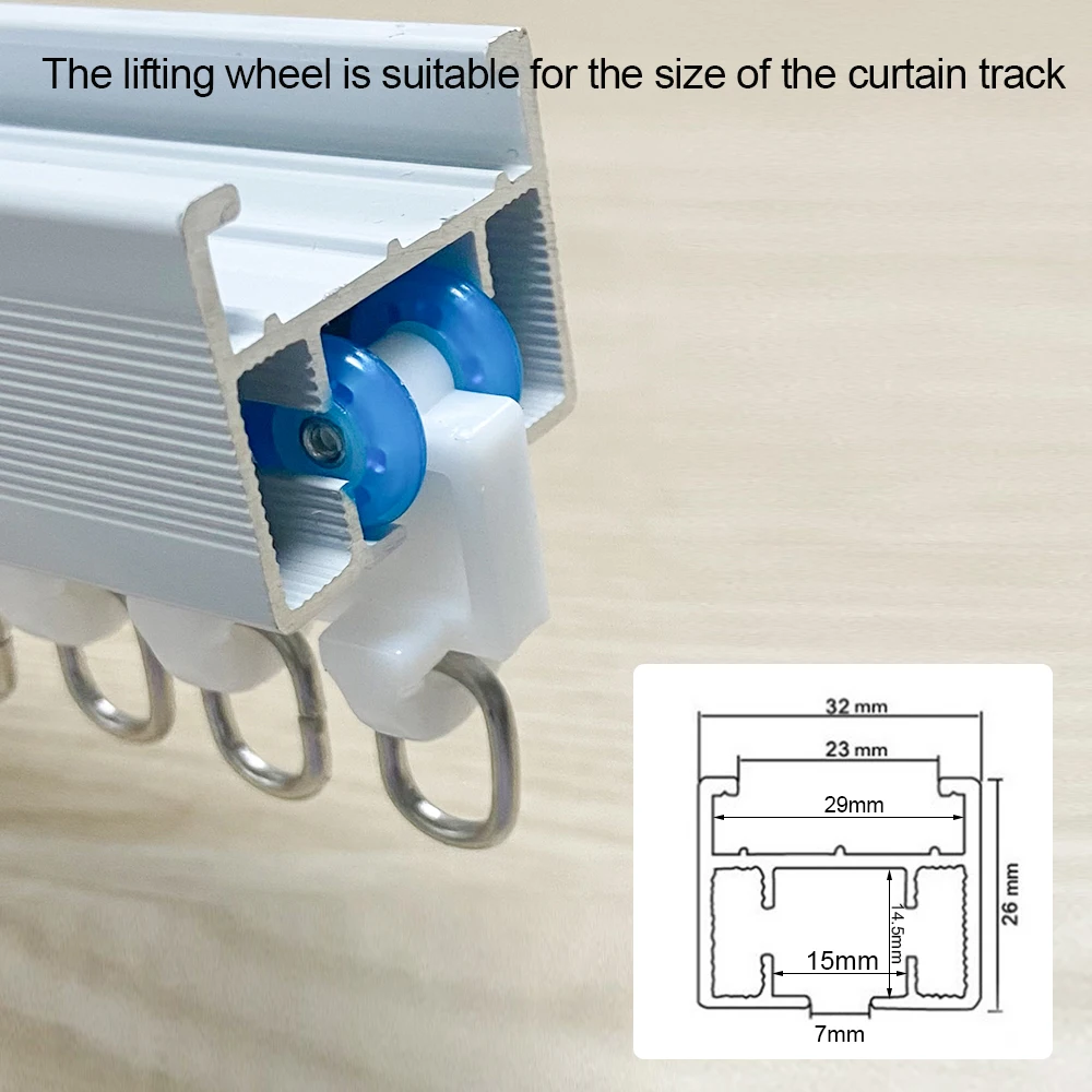 LifeLibero Curtain Pulley Runners Ring for All Kinds Of Electric Curtain Rail Track Accessories Suitable Smart Motor System