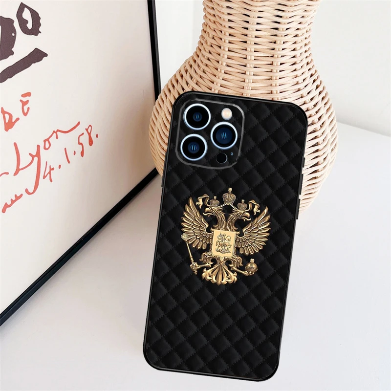 Capa Emblema Nacional para iPhone, Capa para iPhone 11, 12, 13, 14, 15 Pro Max, Mini, X, XS Max, XR, SE, 7, 8 Plus, 2020, 2022