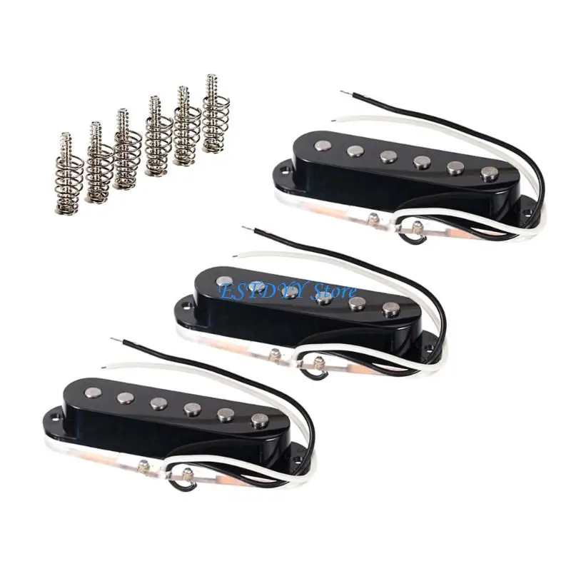 

G6DE 3Pcs Electric Guitar Neck/Middle/Bridge Pickups Single Coil Guitar Pickups