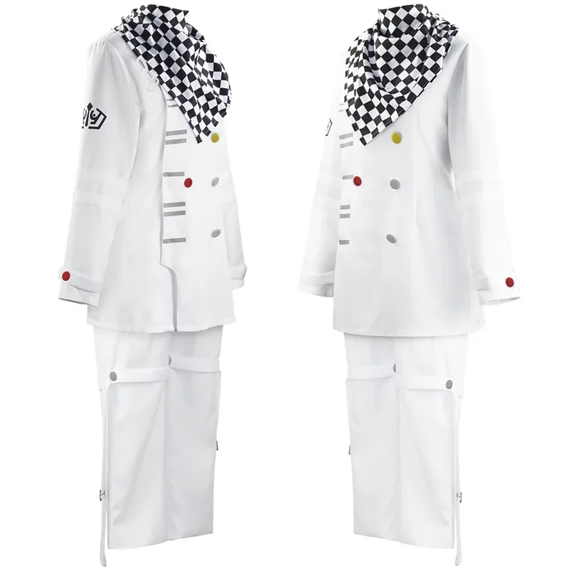 Danganronpa V3 Kokichi Oma Косплей Костюм Президентская униформа Плащ Полный комплект Хэллоуин Карнавальная одежда #   1 #   В.