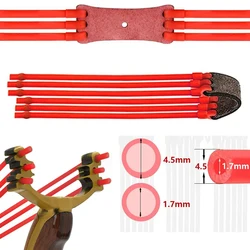 1/5/10 Pcs 1745 Natural Latex Card Ball Rubber Band High Elastic Slingshot Rubber Band Outdoor Hunting Shooting Accessories