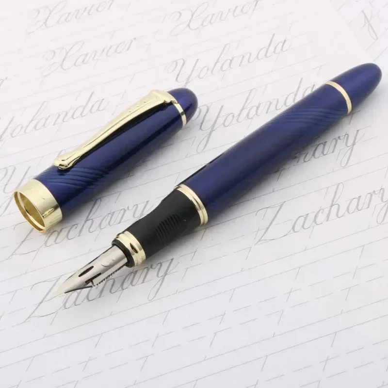 Роскошная перьевая ручка Jinhao 450, медная пластина, английская каллиграфия, наконечник с кончиком, круг, зебра G NIB, школьные и офисные письменные принадлежности