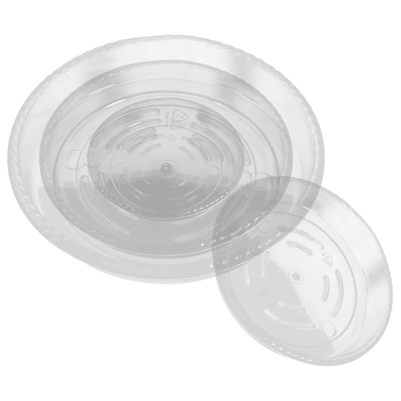 

4 Pcs Flower Pot Tray Planting Pots Round Drip Plate The Pet Planter Plates to Catch Water Indoor