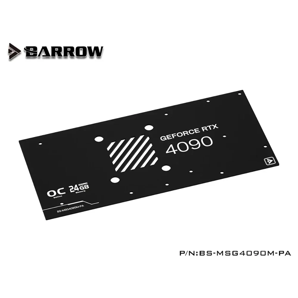 Barrow MSI RTX 4090 GAMING X TRIO 24G / SUPRIM X 24G Full Coverage GPU Water Block 5V ARGB 3PIN AURA SYNC