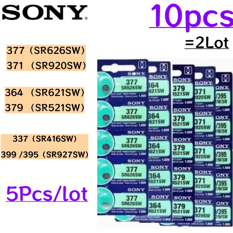 ตรวจสอบและแนะนำแบตเตอรี่ SONY 37 รุ่นต้นฉบับ 10 ชิ้น สำหรับอุปกรณ์อิเล็กทรอนิกส์ทุกชนิด