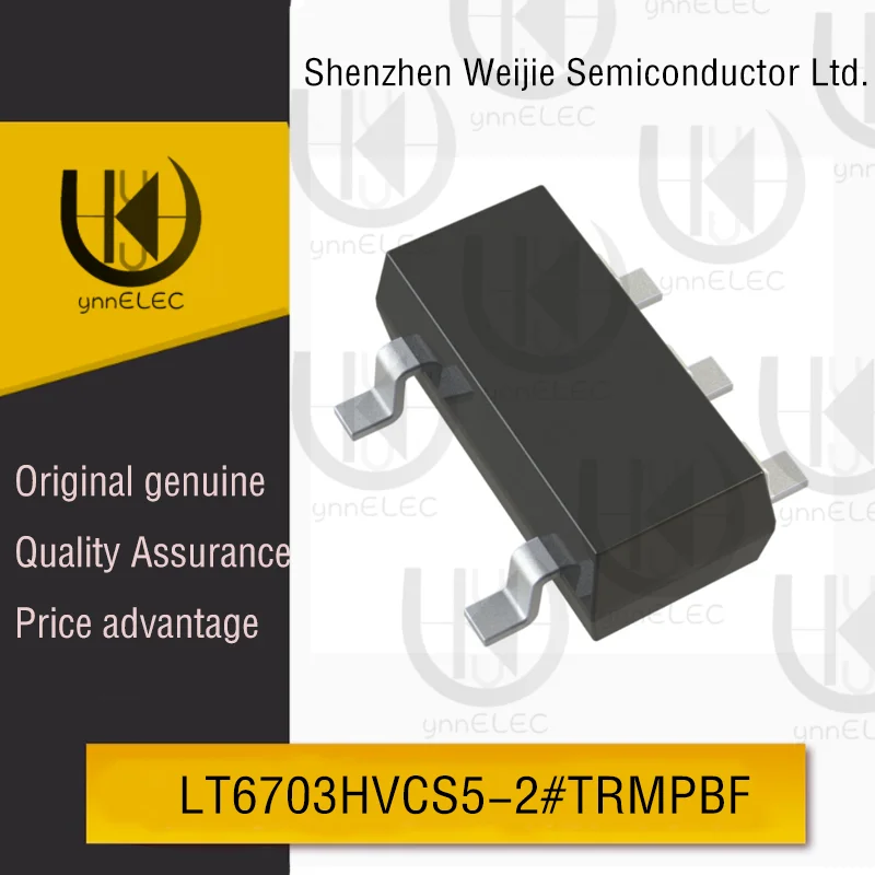 

Original LT6703HVCS5-2#TRMPBF 400nA Micropower Comp -40°C to +125°C Tape & Reel