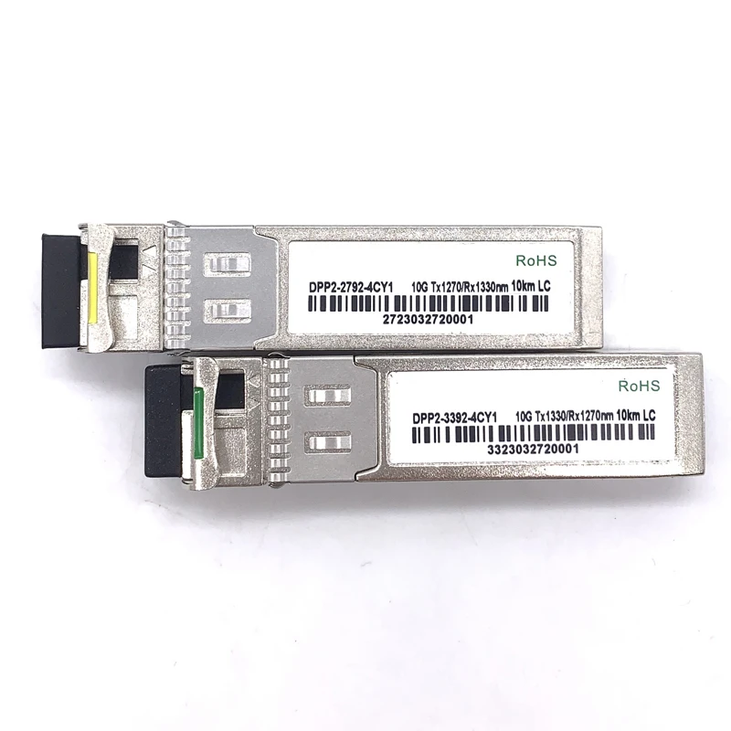 Imagem -03 - Módulo de Fibra Ótica Monomodo lc Bidi 10g Sfp Plus 1060km Wdm Compatível com Cisco Mikrotik Huawei Switch