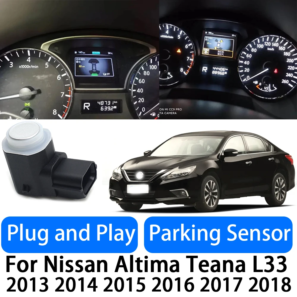 

For Nissan Altima Teana L33 2013-2018 Reverse Radar Precision Detection & Easy Install OEM Fit Parking Sensor System