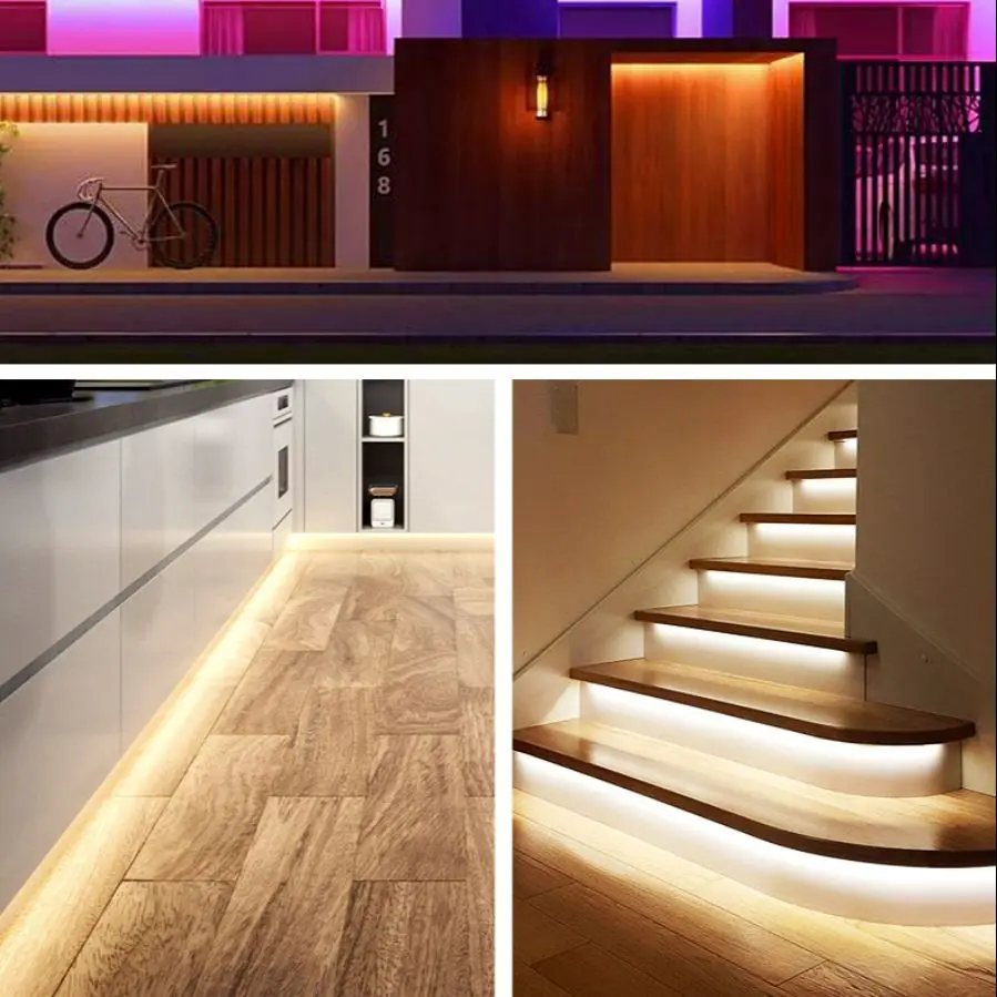 1M 2M 3M 5M SMD2835 Bright LED Strips for Decoration Tape Low Voltage Backlight White Warm 60/120LEDs Ribbon