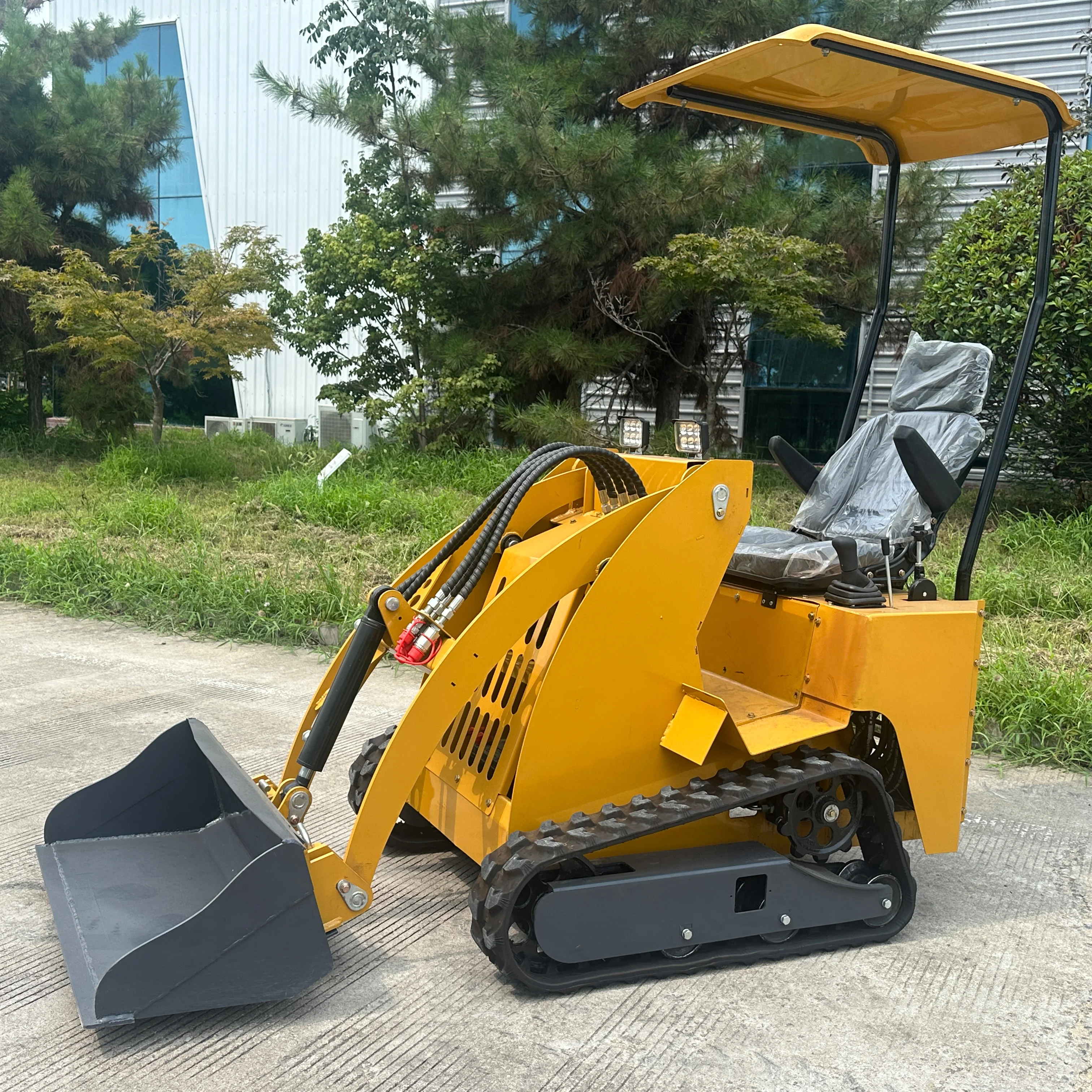 KEYOUTEC High Efficiency CE Approved  Hydraulic Pilot Control Heavy Duty Mining Construction Crawler Loader Skid Loader