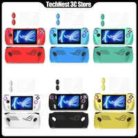 Funda protectora para ASUS ROG Ally, vidrio templado 3 en 1, juego completo de fundas para botones, accesorios de cubierta antiarañazos a prueba de golpes