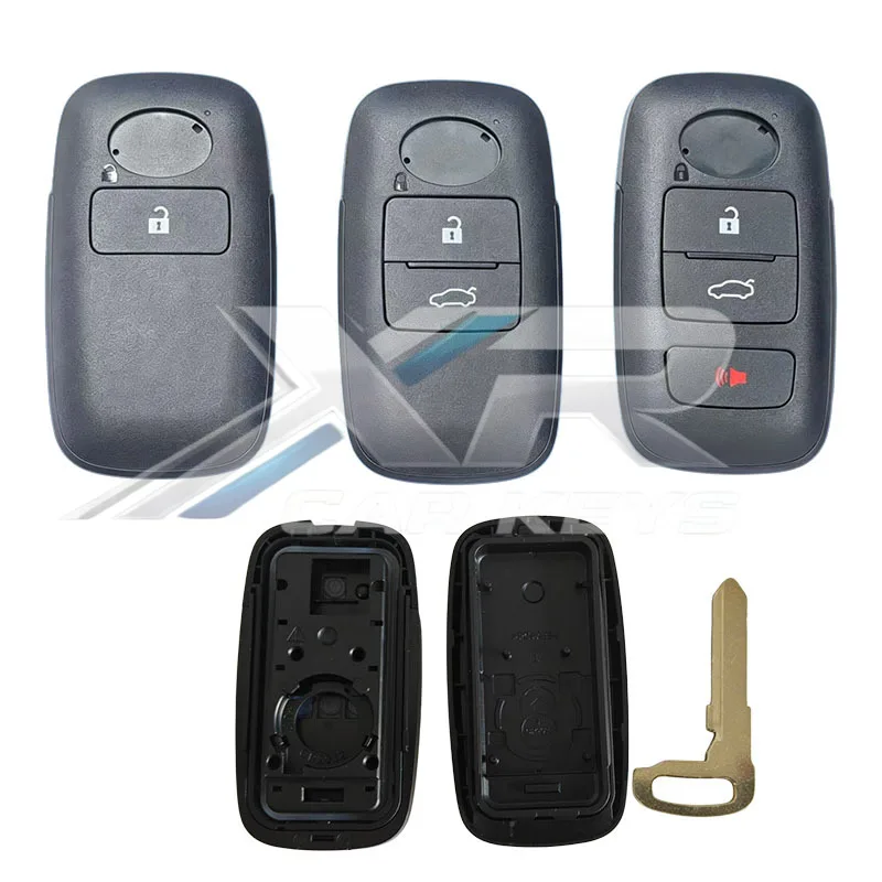 Replacement 2/3/4 Button Smart Remote Key Shell 4For Toyota Raize Rocky Smart Key Case Cover FCC 89994-BZ041