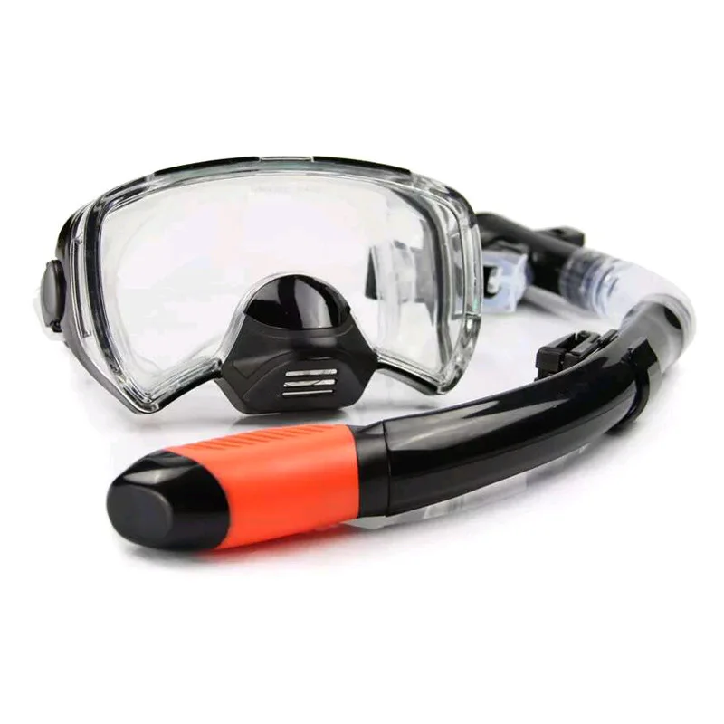 

Diving Mirror Breathing Tube Set for Men and Women New Adult Large Frame Silicone Face Mirror Swimming Submarine Mask Tools