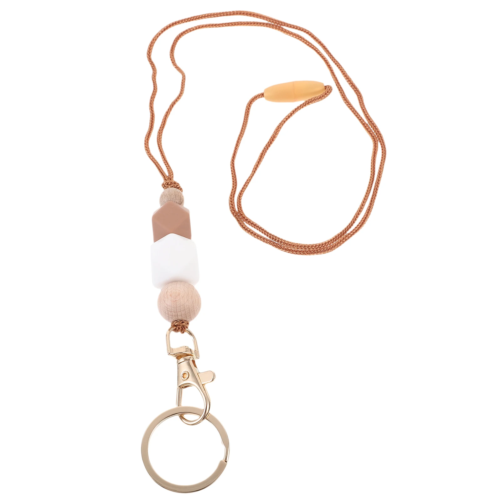 

Adjustable Lanyard Key Chain Handmade Badge Hanging Rope Multi-Function Portable Knitting Lanyard For Teachers Id Card
