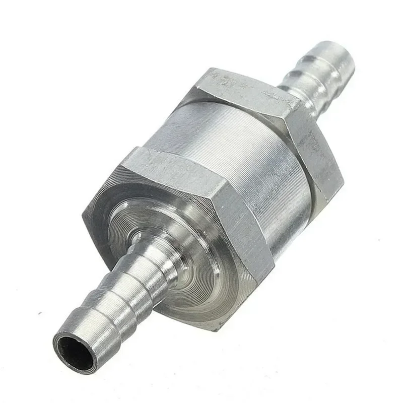 Check Valve One Way 6/8/10/12mm Valves Aluminium Alloy Fuel Non Return One Way Gasoline Diesel Fuel Pump Backflow High Quality