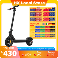 HX X9 15.6AH Electric Scooter 500W 40KM/H Foldable Electric Kick E Scooter 10 Inch APP Smart Escooter for Adults