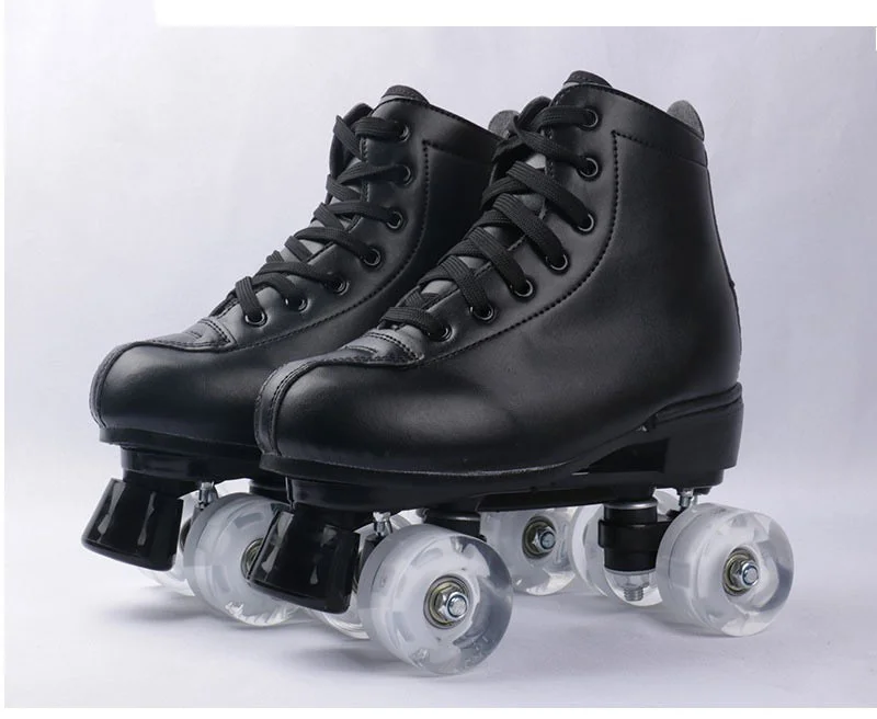 زلاجات دوارة للبالغين، زلاجات دوارة مزدوجة الصف، زلاجات دوارة للبالغين، زلاجات دوارة للمبتدئين من الذكور والإناث #3