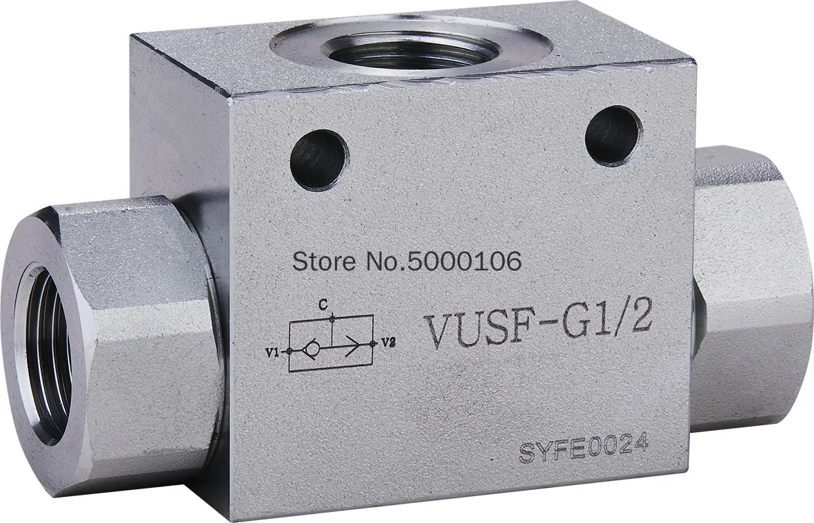 

Three-way Hydraulic Shuttle Valve VUSF-G /4 VUSF-01-G1/4 VUSF-G3/8 VUSF-G1/2