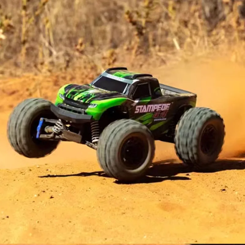 Traxxas 1/10 67154-4 zdalnie sterowanym samochodowym Stampede 4wd bezszczotkowy pojazd terenowy Model symulacyjny zabawka prezent świąteczny