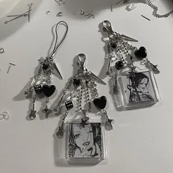 nana keychains beaded phone charm y2k