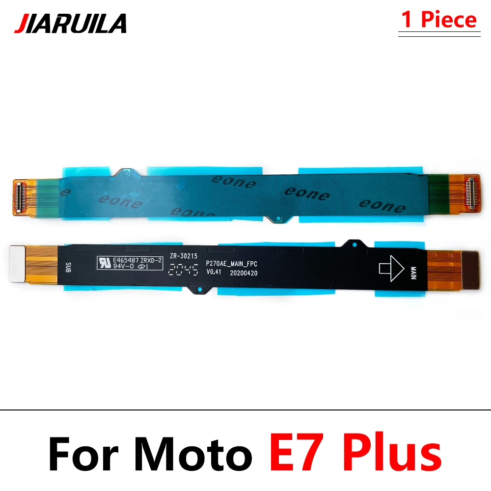 10Pcs，New Main FPC Display Connect Mainboard Flex Cable Ribbon For Moto G54 G52 G 5G 2022 G9 Power Play E7 Plus One Macro Fusion