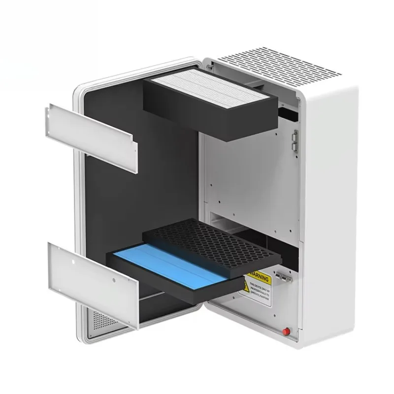Cooler area ventilation preheating positive pressure unit wall mounted