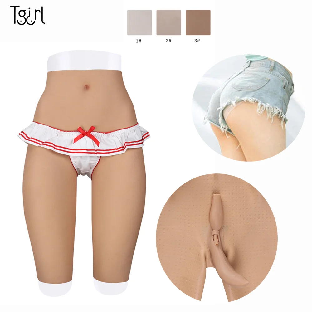 Tgirl Hip Panty No Oli Silicone fake Vagina Pant For Crossdresser  Transgender Dragqueen Sissy