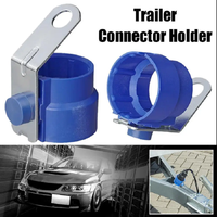 Trailer Plug Holder Universal Trailer Connector Fixed Bracket For 7 to 13Pin Trailer Dirt Protection Plug Adapter