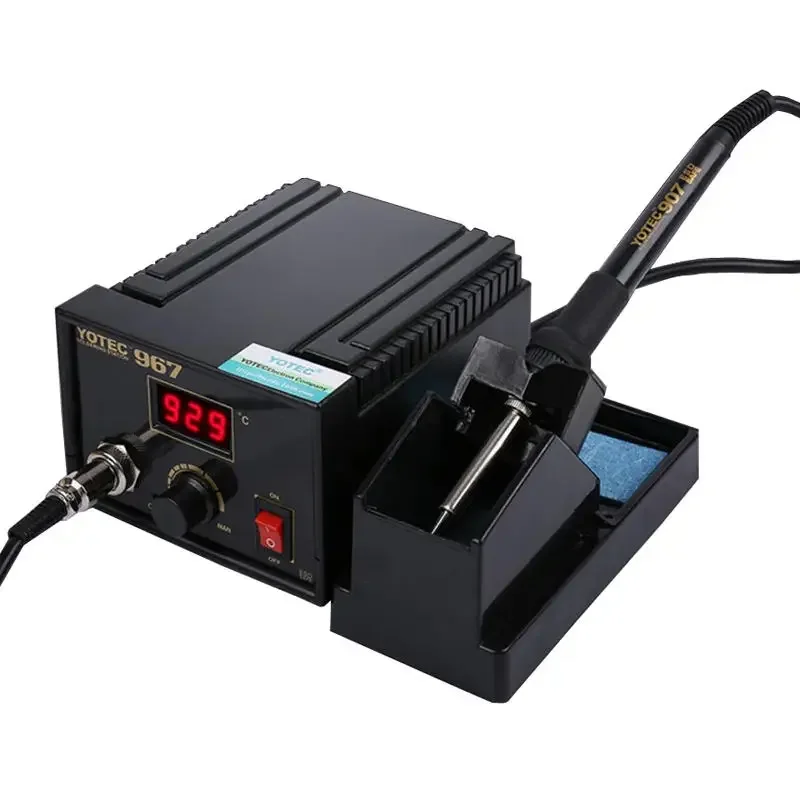 FINDAMAZE 110-265V 967 Power Electric Soldering Station SMD Rework Welding Iron Holder Set