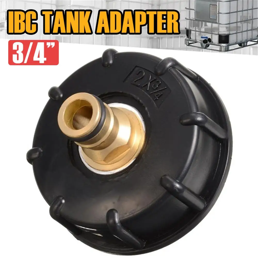 

IBC Hose Adapter Water Tank Fitting S60*6 3/4" Standard Coarse Thread Durable Garden Tap Ball Valve IBC Tote Container