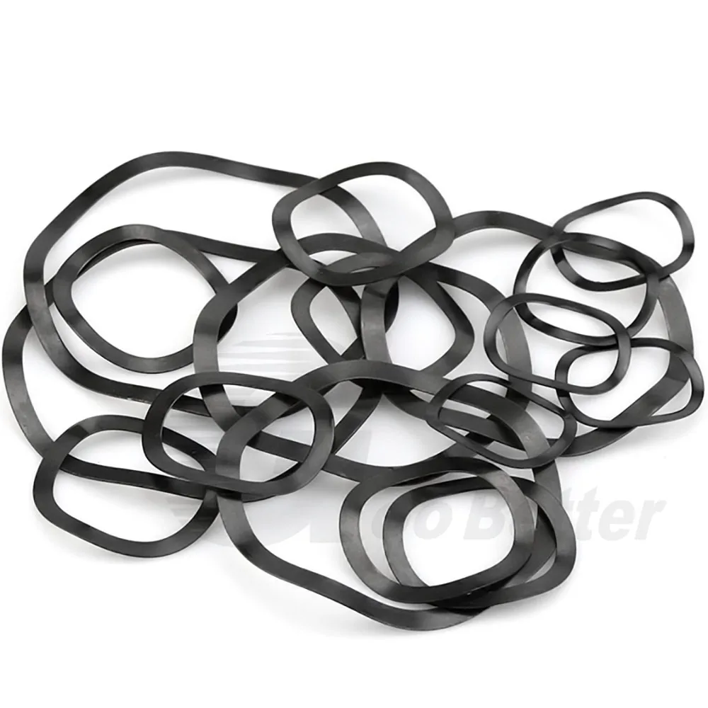 50-500Pc 3 Peaks Wave Washer M3 M4 M5 M6 M8 M10 M12 M14 M16 M17 M19-M34 65 Manganese Steel Wave Crest Type Gasket Spring Washer