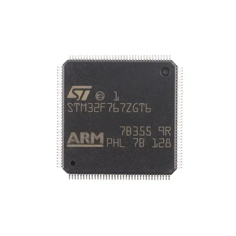 STM32F767VIT6 STM32F767ZGT6 STM32F767VGT7 STM32F767ZIT6 STM32F767VGT6 STM32F767BGT6 STM32F767BIT6 غلاف أسود #2