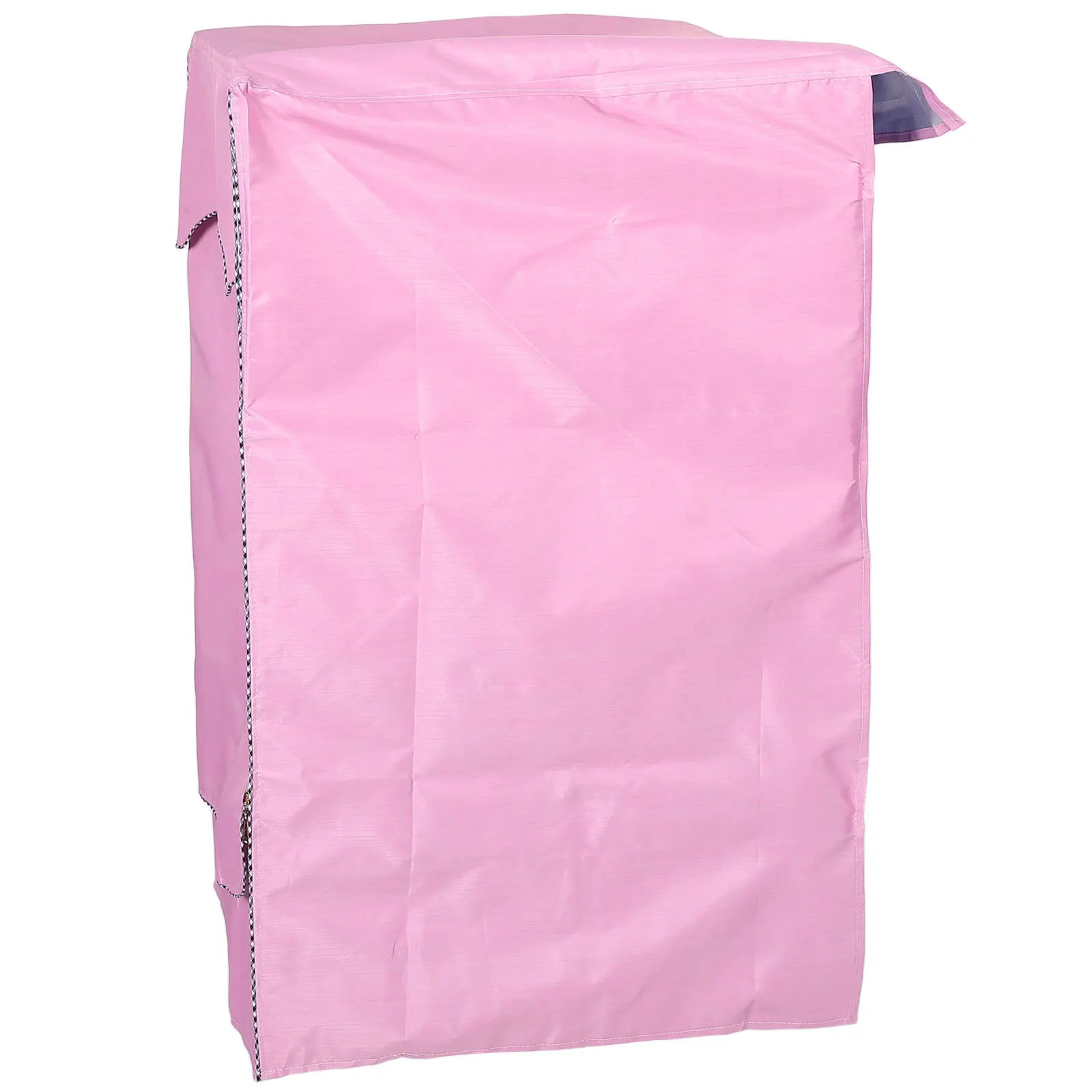

Pink Protective Cover for Washer and Dryer Waterproof Dustproof Full Drum Front Load Washing Machine Cover Outdoor Indoor