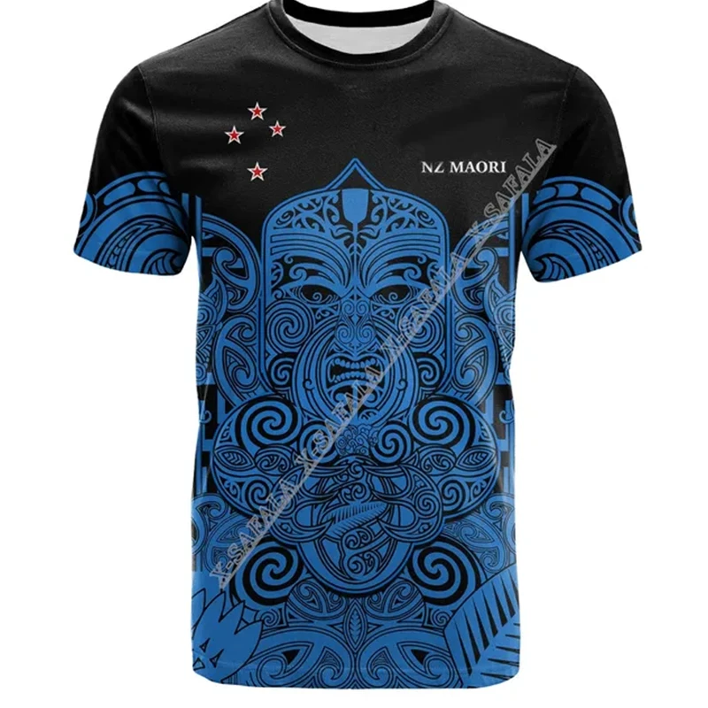 Summer Fashion New Zealand Rugby All Black Sport 3D Printed Men's T-shirt Loose Crew Neck Casual Top Short Sleeves