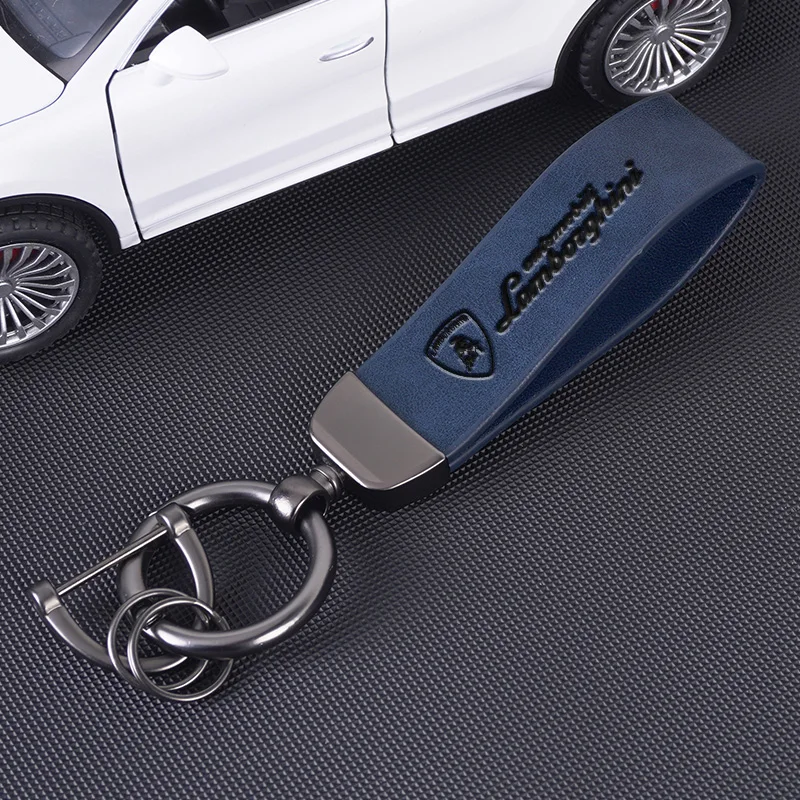 موضة جديدة شعار السيارة حلقات المفاتيح الحبل الهدايا المفاتيح صالح لامبورغيني أوروس هوراكان أفينتادور قسط اكسسوارات السيارات