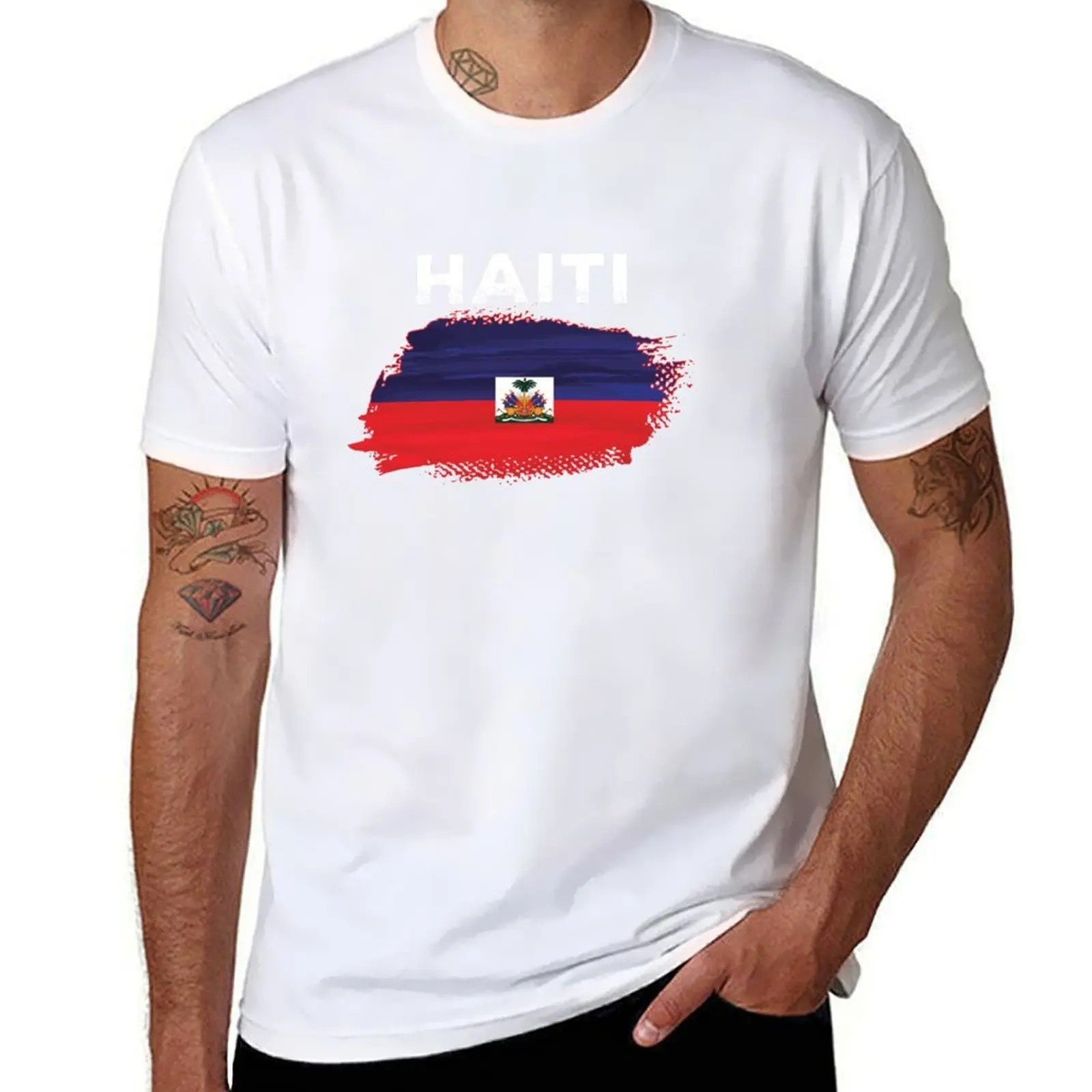 

Haiti Flag Shirt / Gift for Haitian / Proud Haitian Pride / Haiti Gift Haiti Roots Unisex T-Shirt funny t shirts man T-Shirt