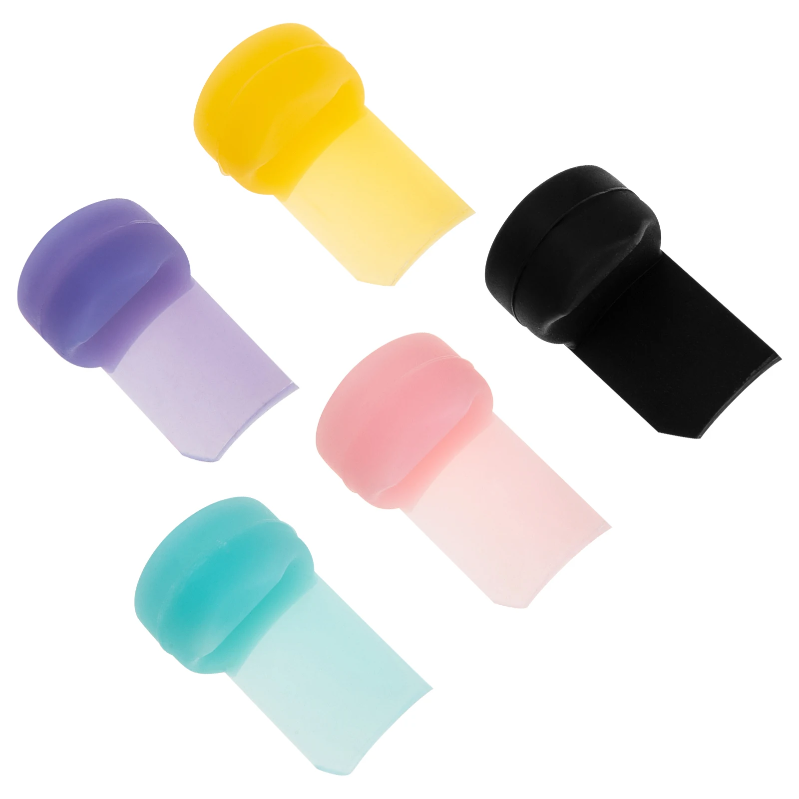 

5 Pcs Thumb Finger Bracket Gift for Clarinet Players Rest Refer to Professional Support Comfortable Silica Gel Cushion