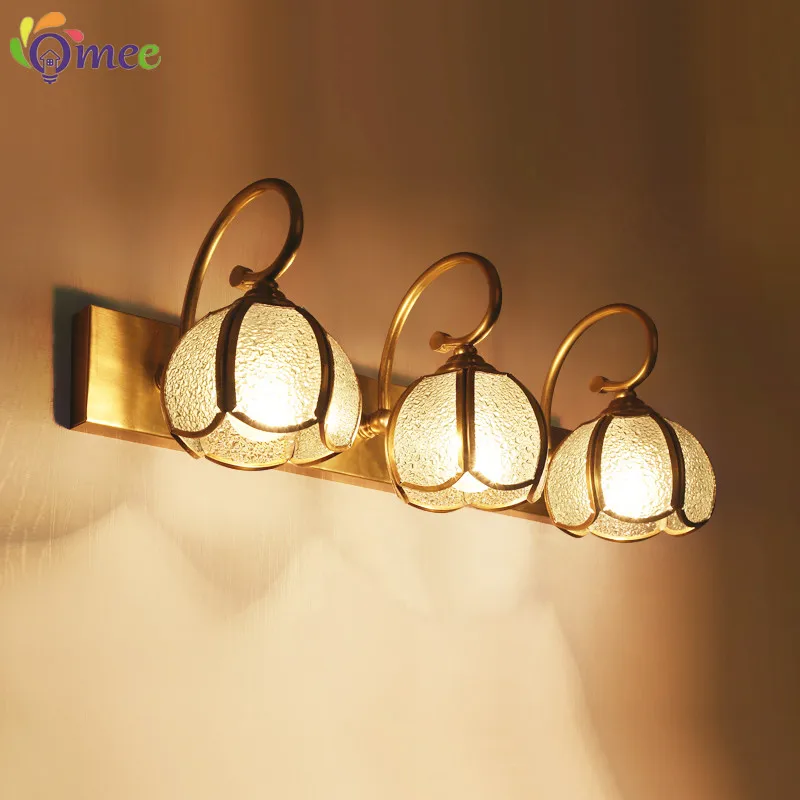 American Mirror Headlight LED Bathroom Home Lighting Modern Light Luxury Washroom Mirror Lamp Fixture Wall Lamps Hostel Lights