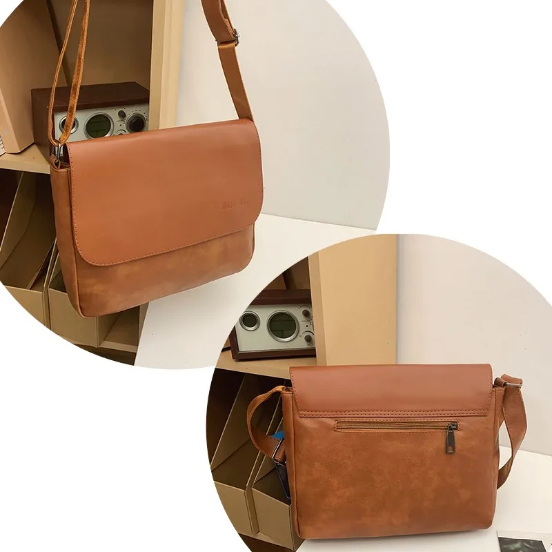 Trendy Crossbody Bag for Men Sports Casual Messenger Versatile Large Capacity Shoulder Bags Student schoolbag