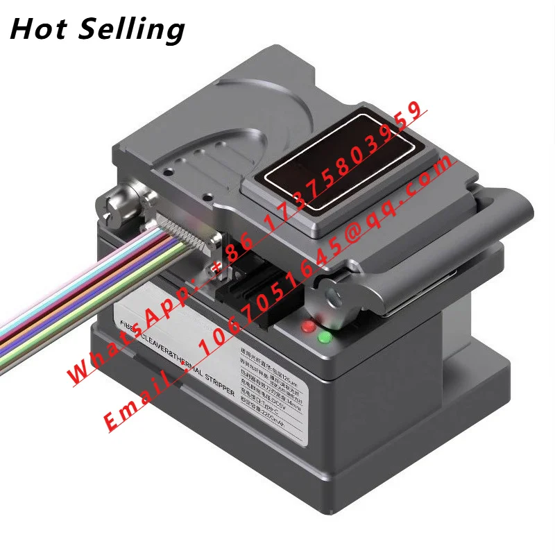 2025 NEW  Fiber Thermal Stripper  Fiber Cleaver Heated Optical Wire Stripping Slitter Hot Heat Pliers FTTH with Lithium Battery