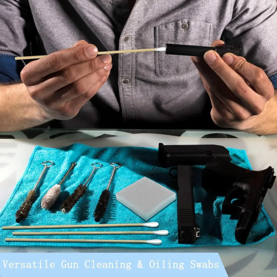 500 tamponi di cotone lunghi da 6 pollici con bastoncini di bambù robusti aggiornati applicatori con punta in cotone sufficiente senza pelucchi per orecchio di cane C