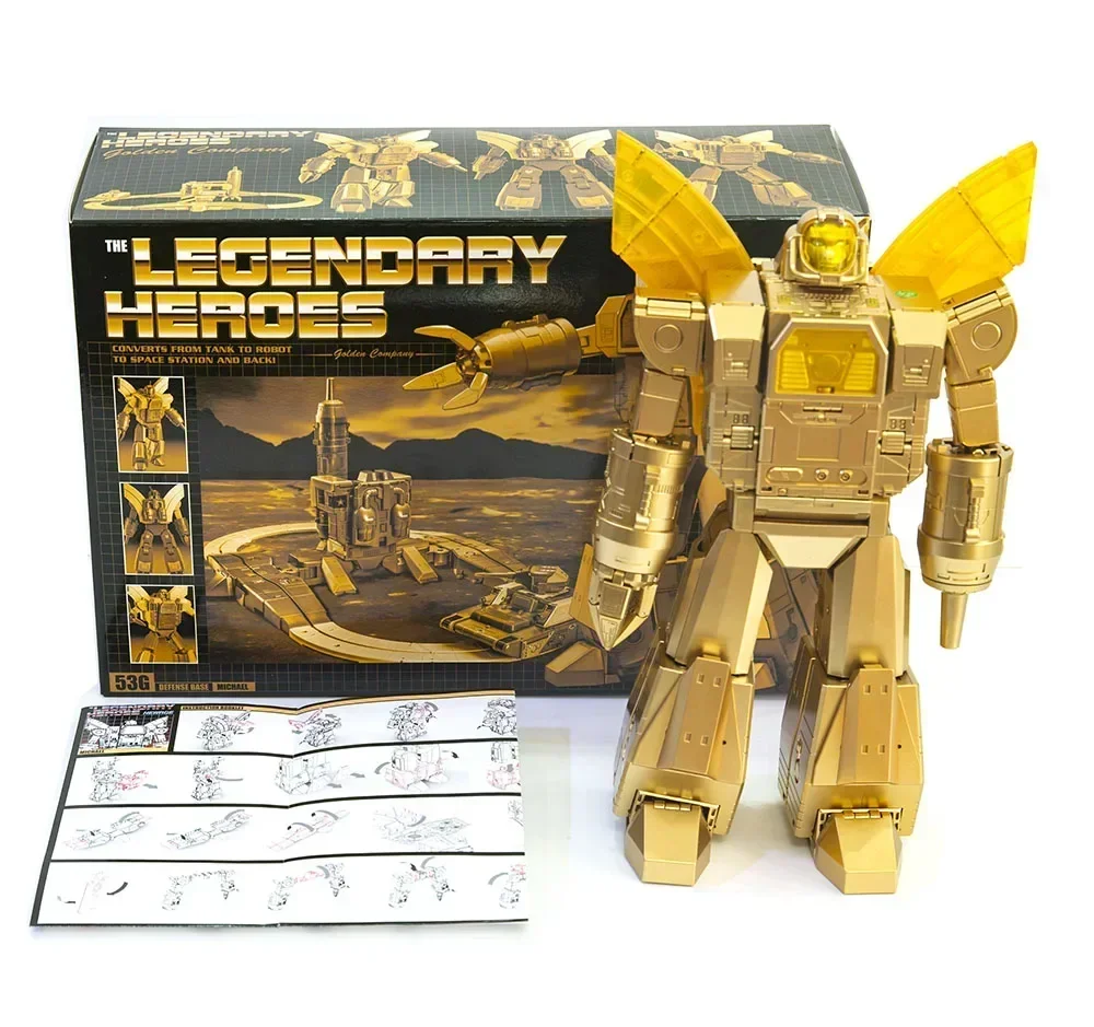 In stock Transformation Toys Newage Omega Supre&me NA H53G Michael G1 Gold Limited Edition Action Figure Collection Gift