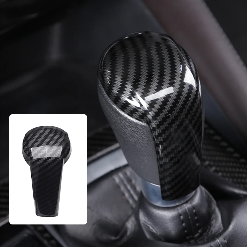 

For Mazda 2 3 6 DJ BM GJ CX-3 CX-5 KE KF CX8 CX9 CX4 2014-2019 2020 2021 2022 Car Gear Head Shift Knob Handle Cover Trim Sticker